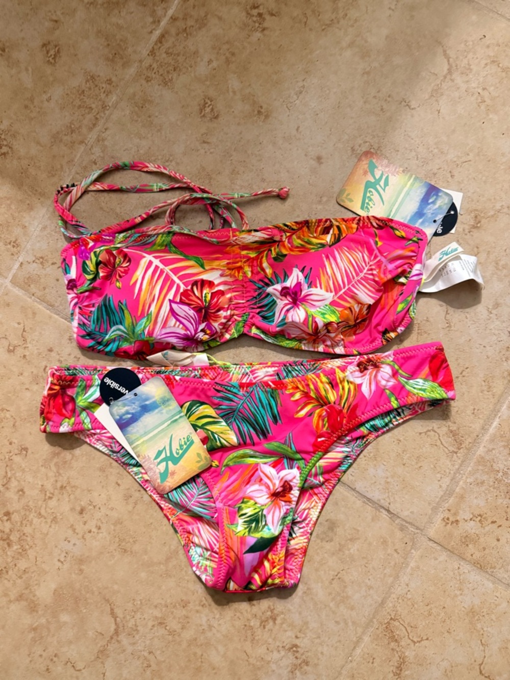 NWT Hobie Reversible Bikini